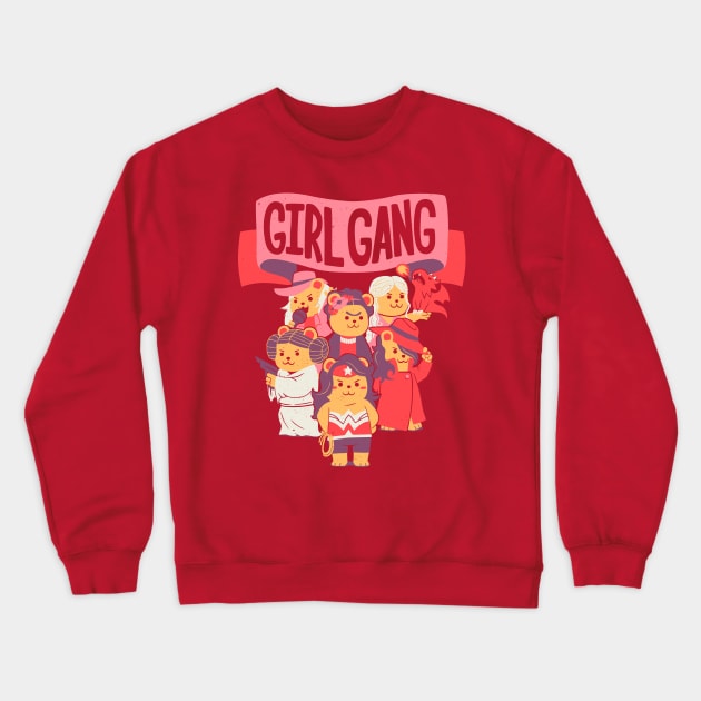 Girl Gang Crewneck Sweatshirt by Tobe_Fonseca